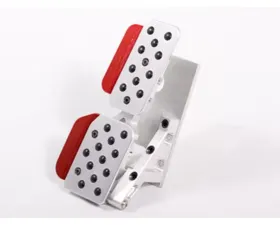 Rennline Rev4 2-Piece Pedal Set for Porsche 991, 981, 718, Pana 2012-2025, Black Finish