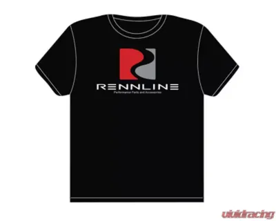 Rennline Black S-Curve T-Shirt - AP15 L