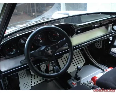 Rennline Aluminum Lower Dash Cover No Holes Porsche 911 | 912 | 930 1974-1985 - DA64      BRUSHED