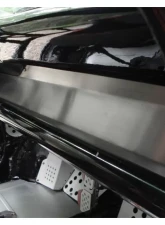 Rennline Aluminum Lower Dash Cover No Holes Porsche 911 | 912 | 930 1974-1985                                     - DA64      BRUSHED - Image 2