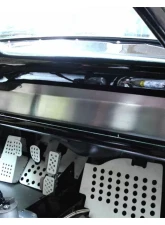 Rennline Aluminum Lower Dash Cover No Holes Porsche 911 | 912 | 930 1974-1985                                     - DA64      BRUSHED - Image 3