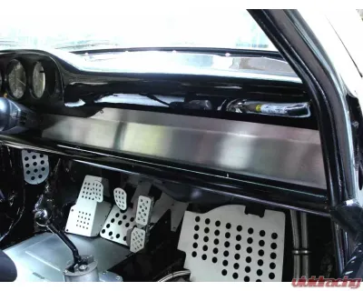 Rennline Aluminum Lower Dash Cover No Holes Porsche 911 | 912 | 930 1974-1985 - DA64      BRUSHED