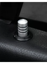 Rennline Aluminum Door Lock Pins Set Porsche 911 | 928 | 930 | 944 | 964 | 968 1985-1994                                     - DH07      BLACK - Image 2