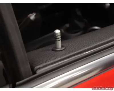 Rennline Aluminum Door Lock Pins Set Mini R55 | R56 | R57 | R58 | R59 | R60 2007-2016 - DH11 SILVER