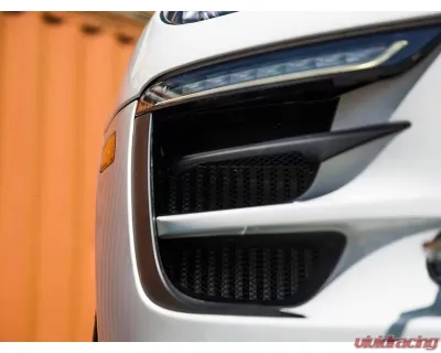 Rennline Radiator Protection Grill Screens Porsche Macan 95B Base S w/ Sports Design 2014-2018 - E1005     10002