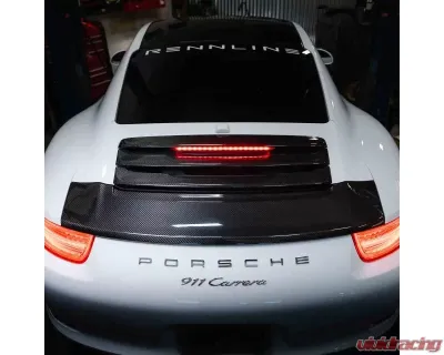 Rennline Carbon Fiber Rear OEM Spoiler Porsche 991.1 Carrera | S | C4 | C4S 2012-2016 - E307