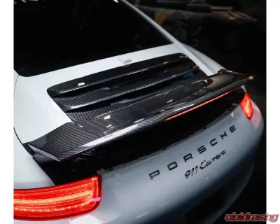 Rennline Carbon Fiber Rear OEM Spoiler Porsche 991.1 Carrera | S | C4 | C4S 2012-2016 - E307