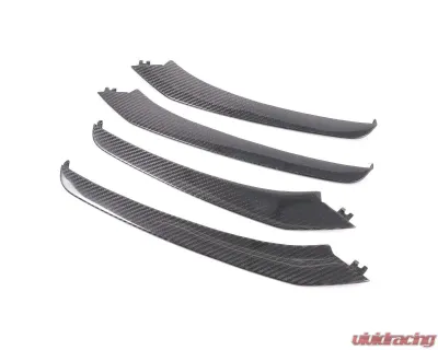 Rennline Carbon Fiber Front Grill Blades Air Duct Splitters Porsche 991.1 Carrera S 2012-2016 - E321
