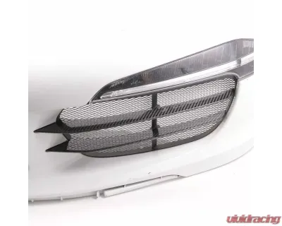 Rennline Carbon Fiber Front Grill Blades Air Duct Splitters Porsche 991.1 Carrera S 2012-2016 - E321