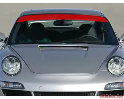 Rennline Windshield Visors Flat Black Porsche Boxster 1998-2005 - E45       FLAT BLACK
