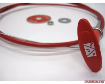 Rennline Remote Pull Cable Kit w/ T- Handle - EL21      RED