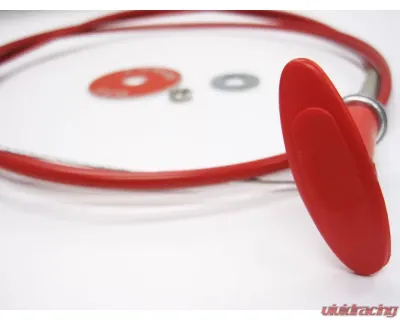 Rennline Remote Pull Cable Kit w/ T- Handle - EL21      RED