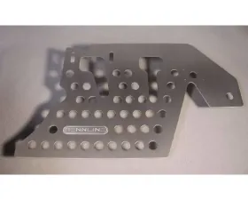 Rennline Aluminum Floorboard Driver Side Black for Porsche 914 1970-1976