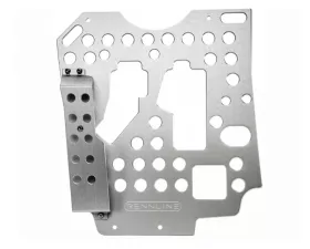 Rennline Aluminum Floorboard Driver Side Black for Porsche 964 | 993 RHD 1989-1998