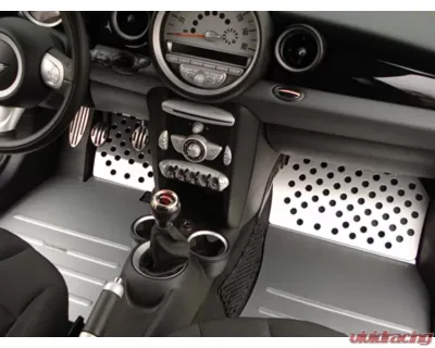 Rennline Aluminum Floorboard Passenger Side Black for Mini R55 R56 R57 R58 R59 2007-2015 - F51       BLACK