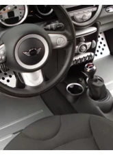 Rennline Aluminum Floorboard Drivers Side Black for Mini Cooper R50 R52 R53 2001-2008                                     - F52       BLACK - Image 3