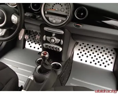 Rennline Aluminum Floorboard Drivers Side Black for Mini Cooper R50 R52 R53 2001-2008 - F52       BLACK