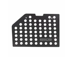 Rennline Passenger Side Floor Board Black Aluminum for Audi R8 2006-2023