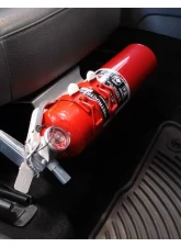 Rennline Fire Extinguisher Mount Volkswagen Golf | Jetta | Rabbit MK5/MK6 Manual Seats 1980-2023                                     - FE07      SILVER - Image 3