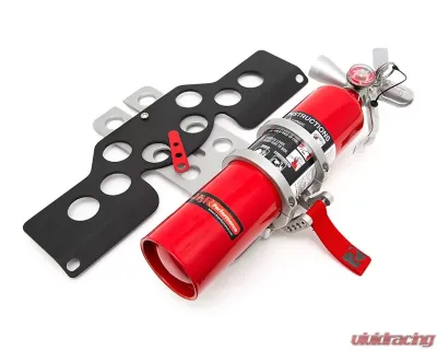 Rennline EZ Adjust Fire Extinguisher Mount Volkswagen MK5 | MK6 | MK7 2002+ - FE13.16   SILVER