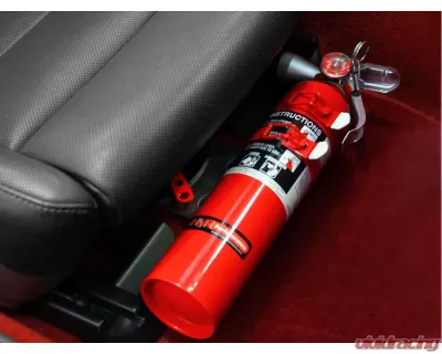 Rennline EZ Adjust Fire Extinguisher Mount Volkswagen MK5 | MK6 | MK7 2002+ - FE13.16   SILVER