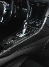 Rennline Carbon Fiber Center Console Panels Porsche 991 | 981 | 718 2012-2025                                     - I125 - Image 5