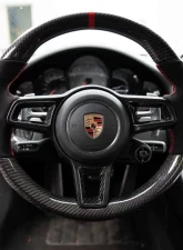 Rennline Carbon Fiber Steering Wheel Insert Porsche 991.2 | 718 | 95B.2 | 971.1 2017-2023                                     - I131 - Image 6