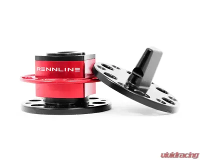 Rennline Steering Wheel Quick Disconnect Tapered Socket - I18       BLACK