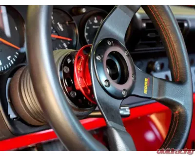Rennline Steering Wheel Quick Disconnect Tapered Socket - I18       BLACK