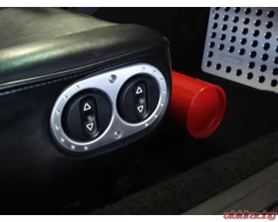 Rennline Seat Switch Bezel Porsche 911 | 964 | 993 | 928 | 944 w/ Factory Dual Switch Power Seats 1982-1998 - I25       BLACK