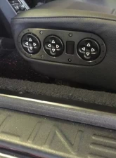 Rennline Seat Switch Bezel Porsche 911 | 964 | 993 | 928 | 944 w/ Factory 3 Switch Power Seats 1982-1998                                     - I26       SILVER - Image 2