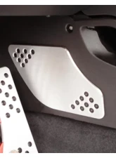 Rennline Gas Pedal Foot Guard Silver for Mini R55 R56 R57 2007-2015                                     - I51       SILVER - Image 2