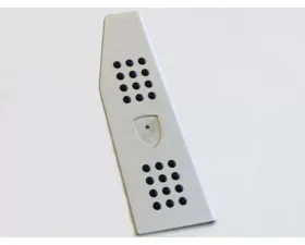 Rennline Rubber Grip Aluminum Dead Pedal for Porsche Panamera 2010-2017, Black