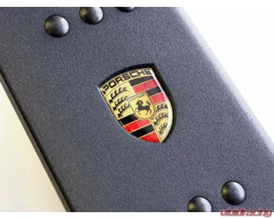 Rennline Rubber Grip Aluminum Dead Pedal for Porsche Panamera 2010-2017, Black - P102D     BLACK