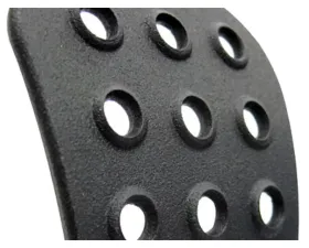 Rennline Perforated Dead Pedal for Porsche 911 1984-1989, 912 1965-1969, 930 1975-1989, Black