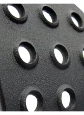 Rennline Perforated Dead Pedal for Porsche 911 1984-1989, 912 1965-1969, 930 1975-1989, Black                                     - P11       BLACK - Image 2