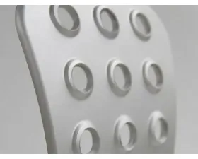 Rennline Perforated Dead Pedal for Porsche 911 1984-1989, 912 1965-1969, 930 1975-1989, Silver