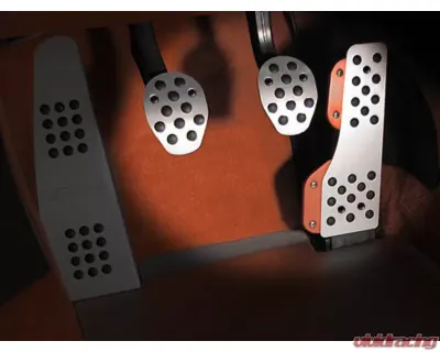 Rennline 3-Piece Rubber Grip Pedal Set for Mini Cooper P71...60 Black - P71...60  BLACK