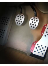 Rennline 3 Pcs Rubber Grip Pedal Set for BMW - Black P71..60                                     - P71..60   BLACK - Image 2