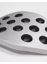 Rennline Rubber Grip Pedal Set for Audi A3 2005-2020 & TT 2007-2023, Silver Aluminum                                     - P73.60    SILVER - Image 2