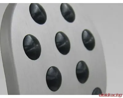 Rennline Dead Pedal Rubber Grip Audi A4 | S4 | A6 | S6 2002+ - P93       SILVER
