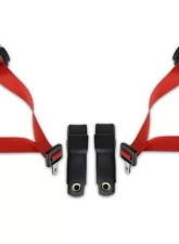 Rennline 3-Point Retractable Seat Belt Porsche 911 1989-1994                                     - SA-50528  WHITE - Image 4