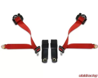 Rennline 3-Point Retractable Seat Belt Porsche 911 1989-1994 - SA-50528  WHITE