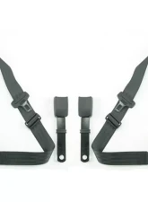 Rennline 3-Point Retractable Seat Belt Porsche 911 1974-1988                                     - SA-5052   BLACK - Image 4