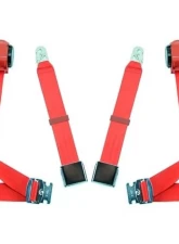 Rennline 3-Point Retractable Seat Belt Porsche 911 1965-1968                                     - SA-50534  LIME GREEN - Image 4