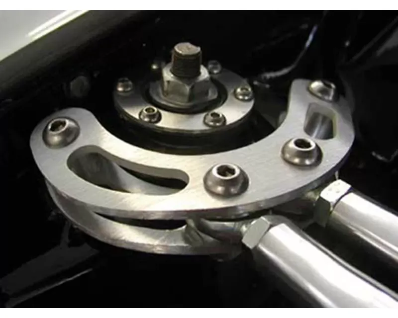 Rennline Strut Tower Brace Truss Mount, Silver Three Point Porsche 1966-1989 - SB80.XX   SB809192S
