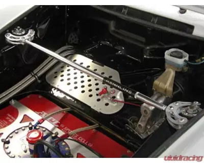 Rennline Strut Tower Brace Truss Mount, Black Two Point Dual Bar Porsche 1966-1989 - SB80.XX   SB809193B