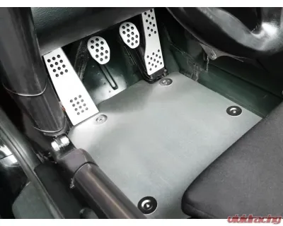 Rennline Track Mat Drivers Side Full Race Porsche 987 | 997 2005-2013 - TM09FR    BLACK