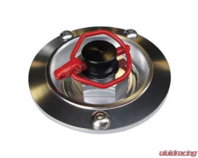 Rennline Cup Car Style Center Lock Look Wheel Caps - W01       SILVER