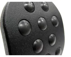 Rennline Rubber Grip Dead Pedal for Porsche 1965-1998, Black Finish